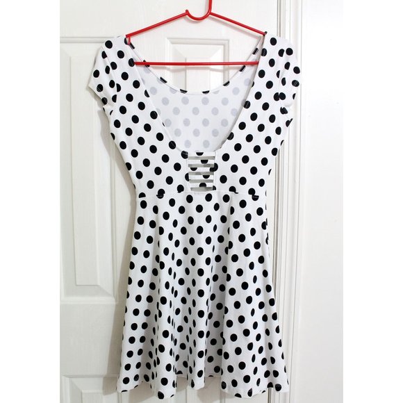 GUESS Polka Dots Mini Dress S - Picture 3 of 5